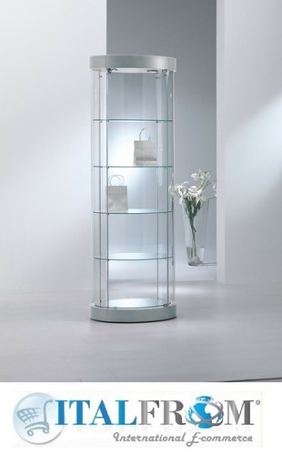 Glasvitrine kleine ovale - kleine,