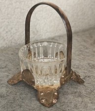 Kleines Glas/Metall Salz