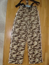 NEU Echt Scout Schneehose braun khaki camouflage Gr. 146 Skihose