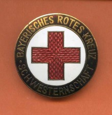 BRK BAYERISCHES ROTES KREUZ SCHWESTERNSCHAFT BROSCHE.  (X275)