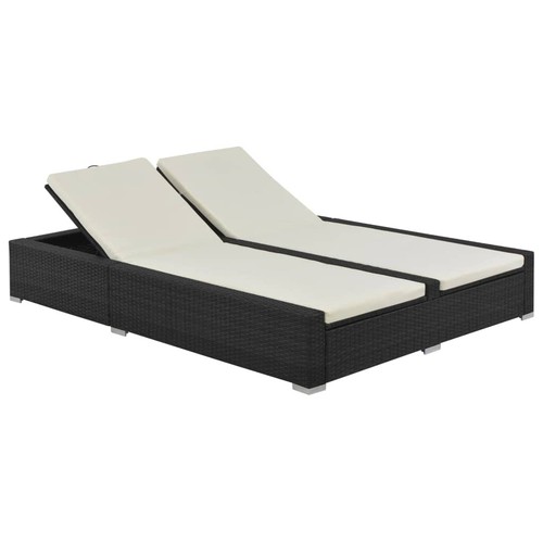 Polyrattan sonnenliege - polyrattan,