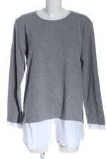 COTTON CANDY Rundhalspullover Damen Pullover Gr. DE 42 hellgrau Casual-Look