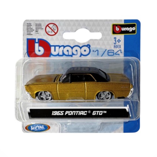 Bburago 1965 pontiac gto 64 - bburago,