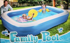 Family Pool 262x175x51cm Planschbecken Swimmingpool Kinder Kinderpool