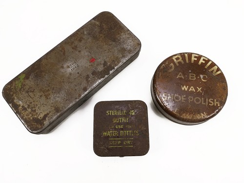 Set ww2 stück blechdosen - 3,
