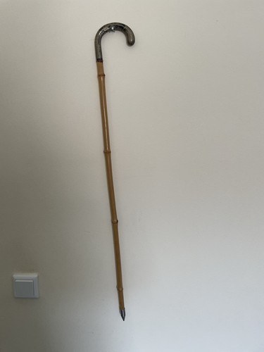 Alter gehstock silber 800 - ,