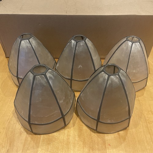 Set vintage capiz shell - (5), "capiz