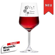 Weinglas mit Gravur