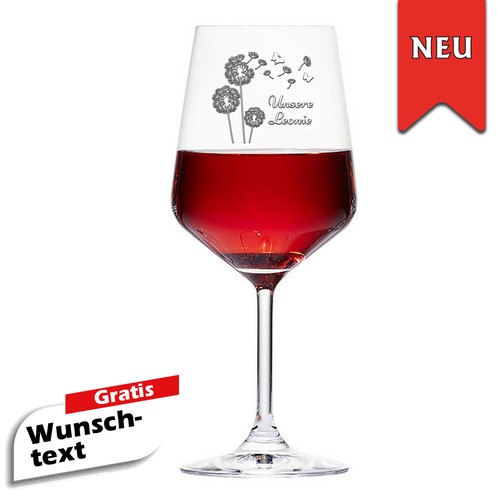 Weinglas mit gravur - mit,