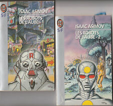 Komplettes Story Set Roboter der Morgendämmerung # 1 & 2 Isaac Asimov SF Science Fiction 