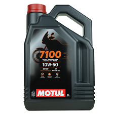 Motul 7100 10W-50 4T Motorrad Öl JASO MA2 API SP Motorradöl 4 Liter