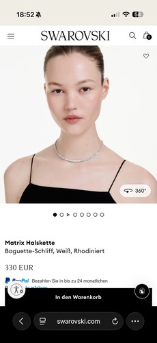 Swarovski matrix halskette - swarovski,
