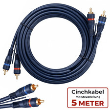 5m Cinchkabel Cinch 2 fach