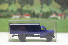 Brekina 1:87 018219 Borgward Einsatzfahrzeug THW blau in Ovp Nr.5029