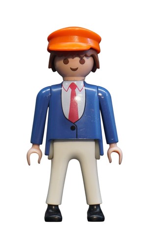 Playmobil figur zug bahnhof - figur,