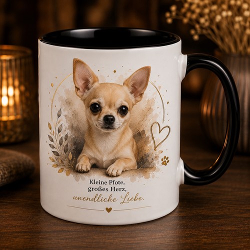 Tasse keramik chihuahua - tasse, hund