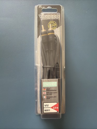 Vivanco cinch rca video - rca,