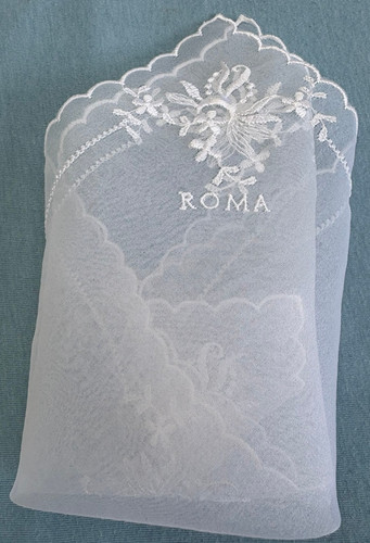 Vintage damen taschentuch - vintage,