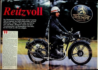 Oldtimer markt 1942 triumph - markt,