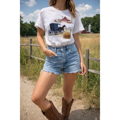 Vintage 80s farmhouse horse - vintage, &