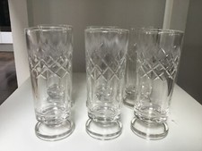 Vintage 70-er Jahre Sektgläser Gläser Kristall (?) Geschliffen Schliff, 6 Stück