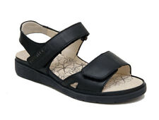 Ganter Sandalen Gina G-Weite Leder Klett schwarz f. lose Einlagen Gr. 35