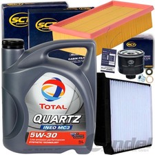 FILTERSET+TOTAL 5W30 ÖL 1.5