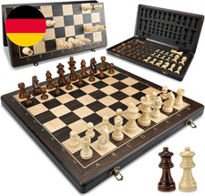 Schachspiel Holz Magnetisch