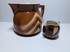 Uralte Art Deco BUNZLAU Krug