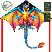 HONBO Delta Drachen | Farbenfroher Flug | Leicht & Stabil