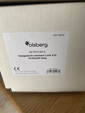 Olsberg Heizgasrohr schwarz Lack 310, Durchmesser 150x250 lang