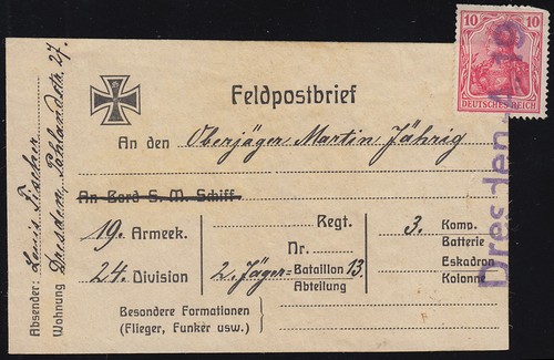 Feldpost einzeiler dresden - feldpost,