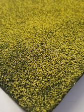 Polak 5841 Geländematte Rapsfeld blühend 24,5 x 19,5 cm Handarbeit Unikat NEU