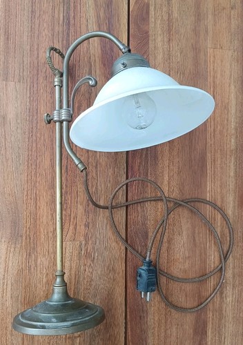 Alte tischlampe messing - alte,