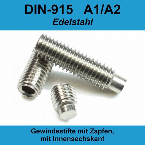 Din 915 gewindestifte - m4,