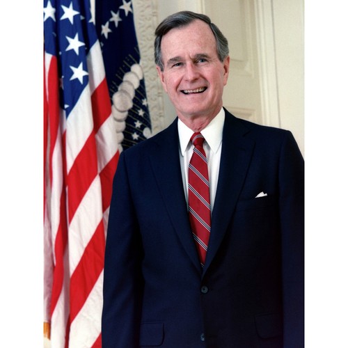 Präsident george bush - us,