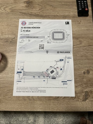 Sammler used ticket bayern - used,