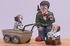 Gilde Clown Figuren im 3´er