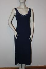 Triumph Nachthemd "Amourette NDK 01" Gr. 38 dunkelblau Spitze lang ohne Muster