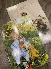 2 x Gildebrief Porcelain Doll