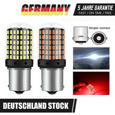 2x P21 W BA15S 1156 144SMD LED