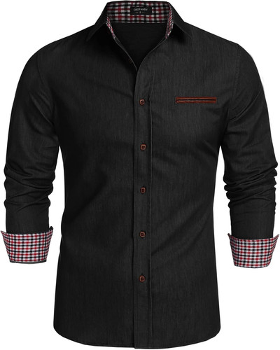 Coofandy herren hemd - herren, langarm