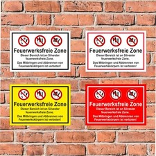 Schild Feuerwerksfreie Zone