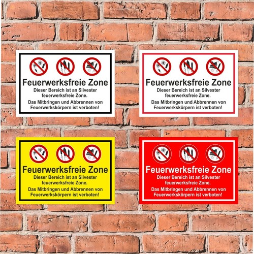 Schild feuerwerksfreie zone - feuerwerksfreie,