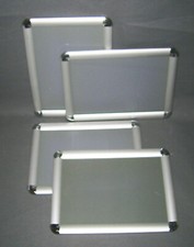 4x Klapprahmen Schnapprahme ALU DIN A4 Plakathalter Wechslrahmen