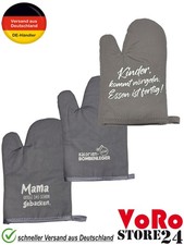 Ofenhandschuh mit Spruch