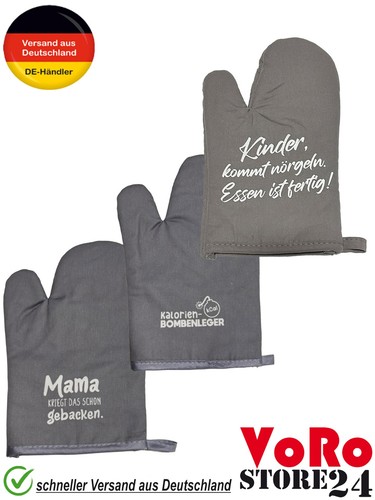 Ofenhandschuh mit spruch - ofenhandschuh,