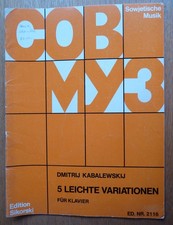 Original Musiknotenheft "5