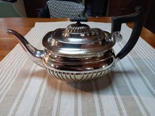 Teekanne, versilbert, englisch