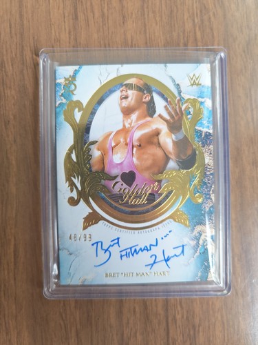 2025 topps royalty wwe - royalty, bret
